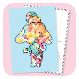 Magical Silhouette Isabelle Postcard