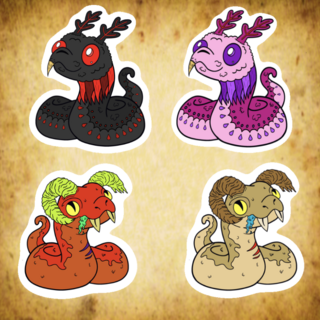 Fallout Danger Noodle Sticker Pack 4pcs
