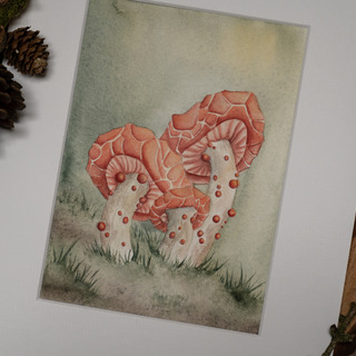 Painting Wrinkled Peach