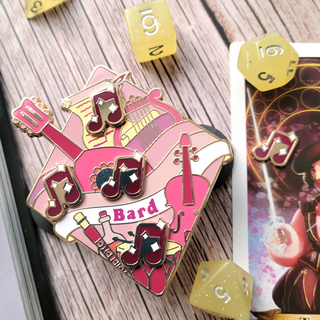 Bard Bardic Inspiration Pin with Magnets