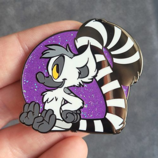 Kiki pin Purple glitter (LE of 25)