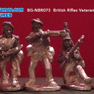 BG-NBR073  British Rifles Veterans (5 models, 28mm unpainted, metal)