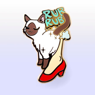 Enamel Pin Rub Rub Ver. B Version LEFT LEG (Balinese)