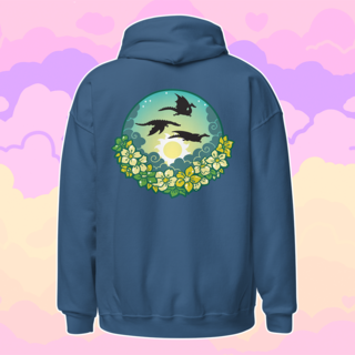 Western Dragon Embroidered Hoodie