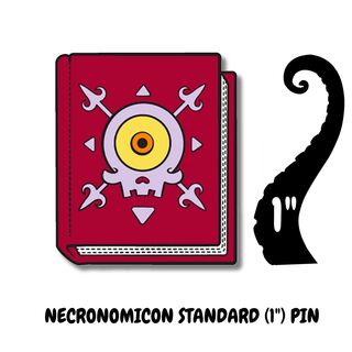 Necronomicon Standard (1") Enamel Pin