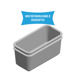 2-cup Microwaveable Silicone Inserts | Pre-Order Special