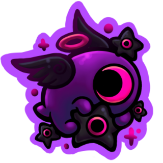 Bean Baby (Purple) - Sticker