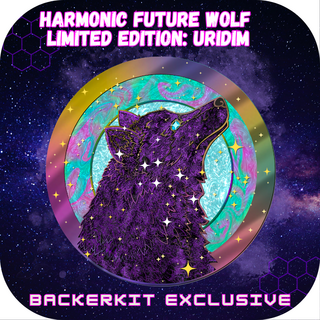 Limited Edition URIDIM Harmonic Future Wolf Deluxe Pin