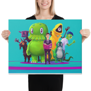 C is for Cthulhu 10th Anniversary Canvas Print [18 x 24 in.]