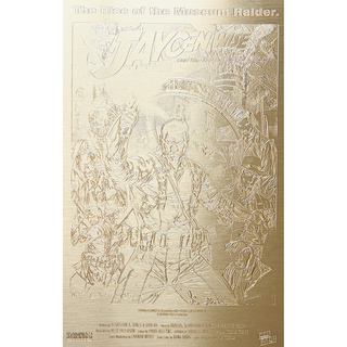 Jaycen Wise #1 Caanan White Indiana Jones Homage Etched Gold