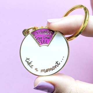 Original Self Care Spinner Keychain