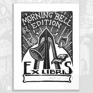 WOODCUT PRINTED EX LIBRIS