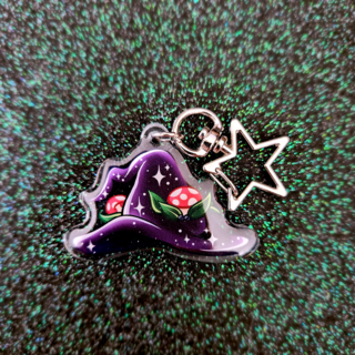 Acrylic Charm - Fly Agaric Hat