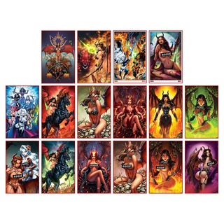 Hellwitch / Lady Death: Hellgasm - Ultimate 11x17" Print Set