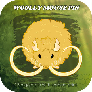 Woolly Mouse Pin