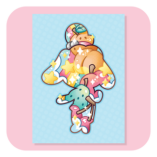 Magical Silhouette Isabelle A4 Print