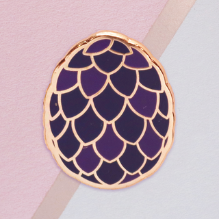 Purple Dragon Egg Mini Pin