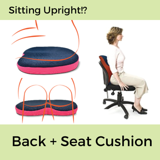 Back + Seat Cushion Combo for Sitting