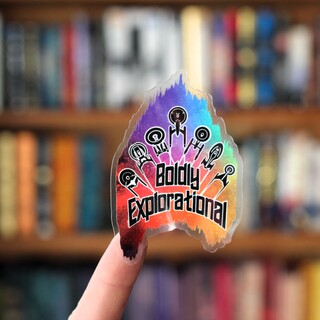 boldly explorational sticker