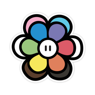 Progress Flower Power Sticker