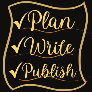 Plan-Write-Publish Enamel Pin