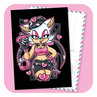 Postcard - Police Officer Rouge