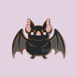 Chonky Bat Pin (Black)
