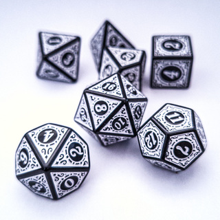 White Quest Dice Set