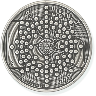 One (1) .999 Silver Radioactive Coin