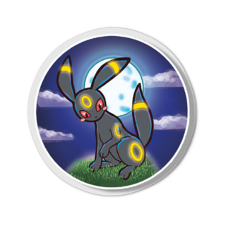 Night fox sticker