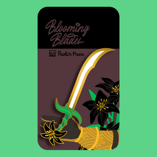 Lily Scimitar Enamel Pin