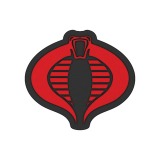 *Pre-Order* *Cobra Edition* G.I. Joe: A real American Hero 4" Logo Patch