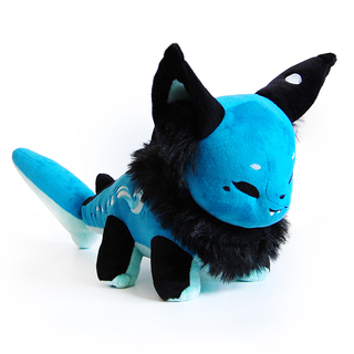Shark Dawnsing Blue/Black Fox Plush