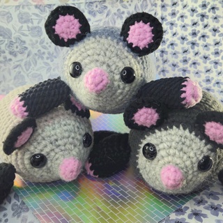 Crochet Opossum Large