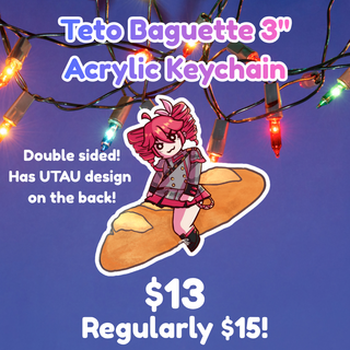 Teto Baguette Keychain