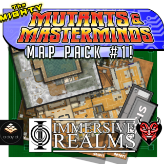 The Mighty Mutants & Masterminds Map Pack, #1