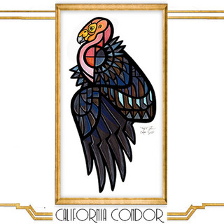 Original Painting - California Condor Portrait - Unframed