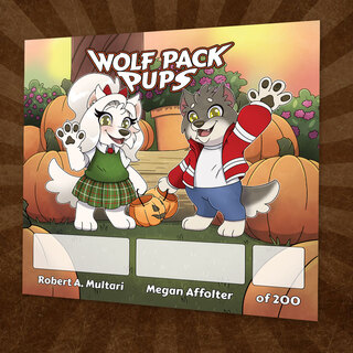 Wolf Pack Pups: Halloween Signed Bookplate