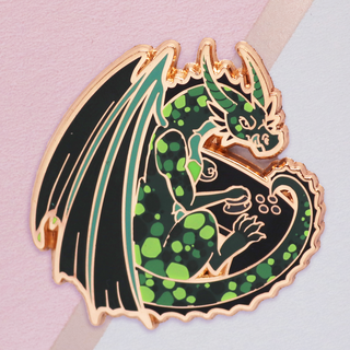 Green Game Hoarder Enamel Pin