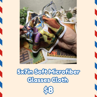 1x Glasses Cleaning Cloth | PokéPostage Series 2 Designs