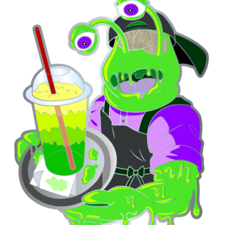 SLIME BLOB: IceScream Cryptid - Hard Enamel Pin