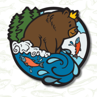 Sticker | Salmon Spinner