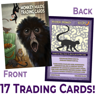 Monkey trading cards