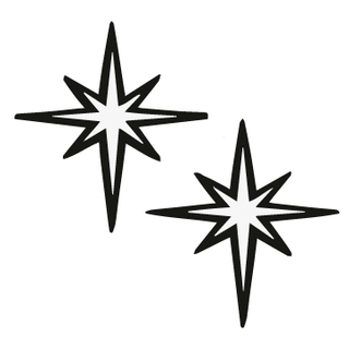 Star Shine- 2pc Mini pin set