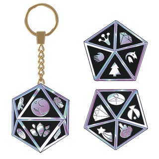 D20 Infinity Keychain