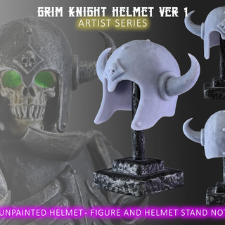 Mortem Grim Knight Helmet Ver 1 UNPAINTED