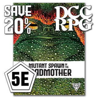 Mutant Spawn of the Toadmother 5E & DCC RPG (Print+PDF) Save 20%!