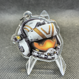 Viper helmet keyring