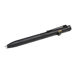 Black Stainless Steel ION Bolt-Action Pen