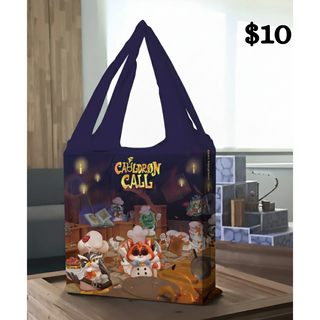 Foldable Board Game Tote Bag